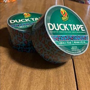 BRAND NEW BLUE LEOPARD DUCK TAPE